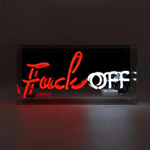 'Fuck Off' Glass Neon Sign