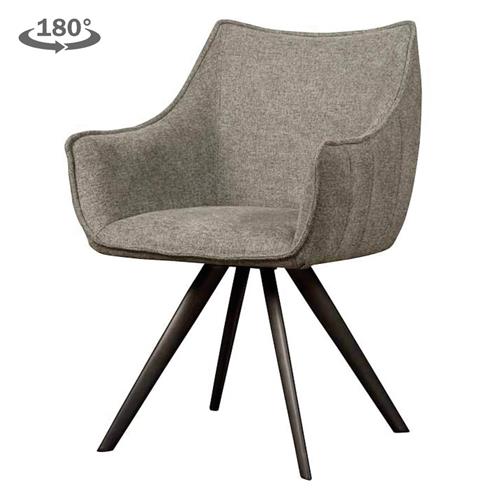 Riviera Drehstuhl - 180° - Middle Grey