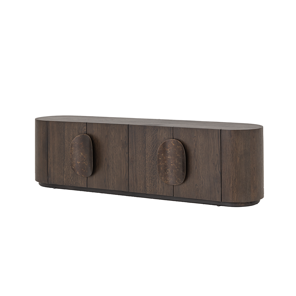 Mando TV-Board Eichenfurnier – Espresso