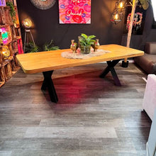 Esstisch Eiche - Antwerpen - 6cm - Stern X - gerade Kante