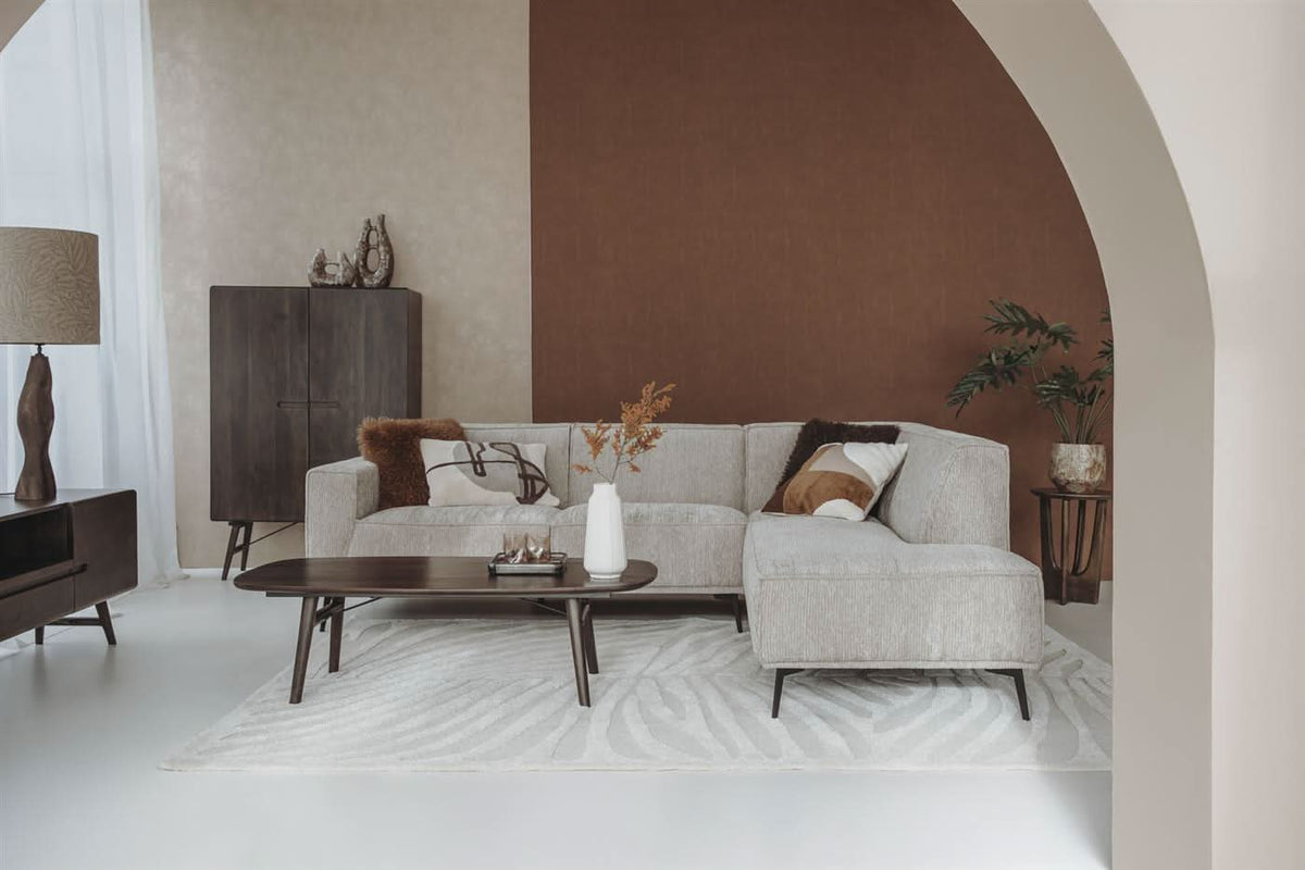 Ribe Couchtisch Bootsform Akazienholz – Espresso