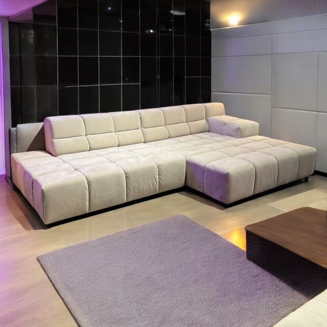 Temple Ecksofa - Samt - 286x169cm