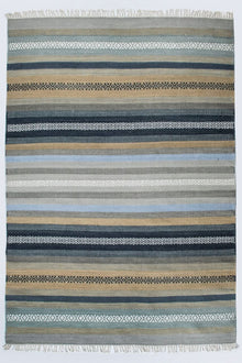 Denver Teppich - Blue/Sand