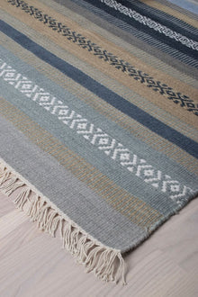 Denver Teppich - Blue/Sand