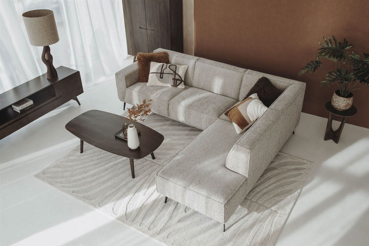 Ribe Couchtisch Bootsform Akazienholz – Espresso