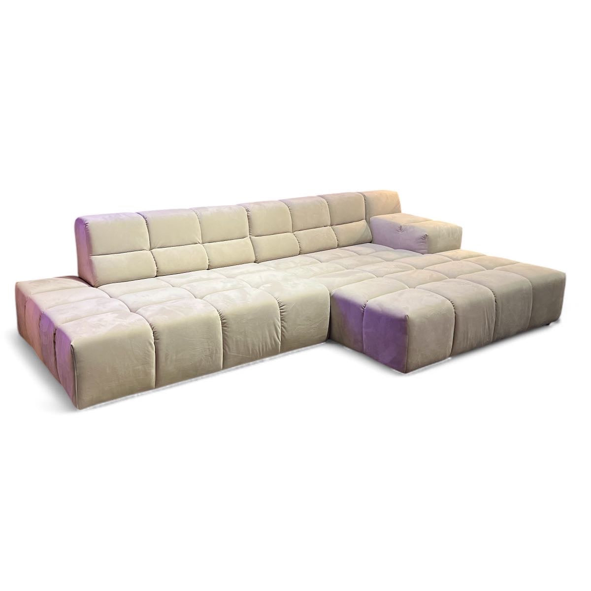 Temple Ecksofa - Samt - 286x169cm