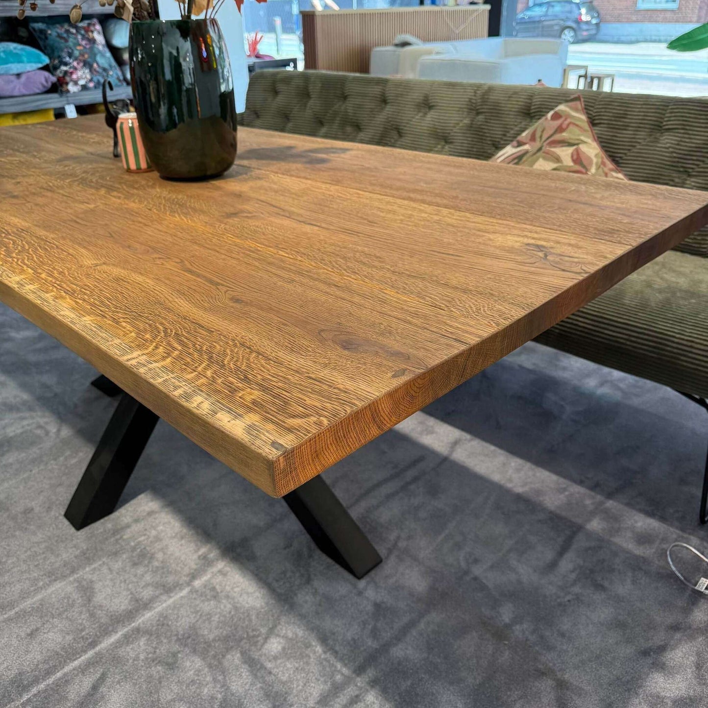 Esstisch Eiche - Old Style 200x100cm - Castle Brown