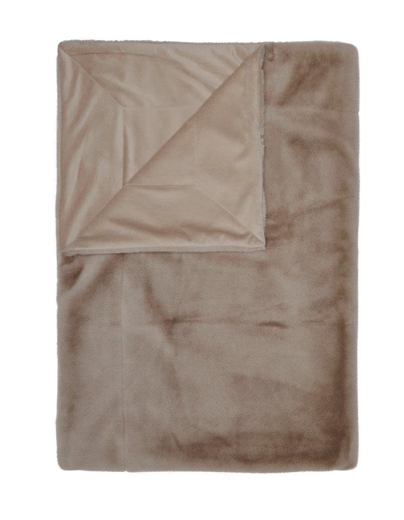 Furry Tagesdecke 150x200cm - Taupe