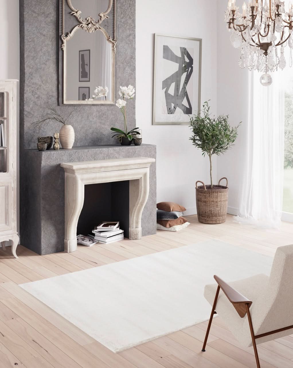 Finesto Teppich - Cream