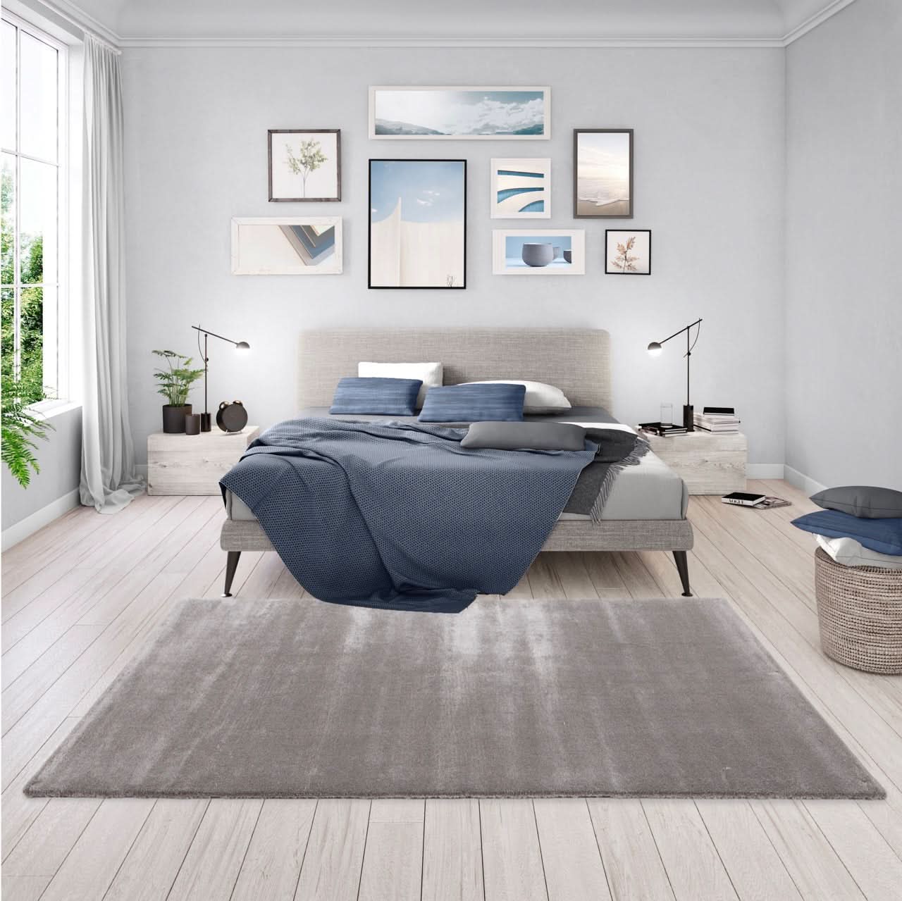 Finesto Teppich - Grey
