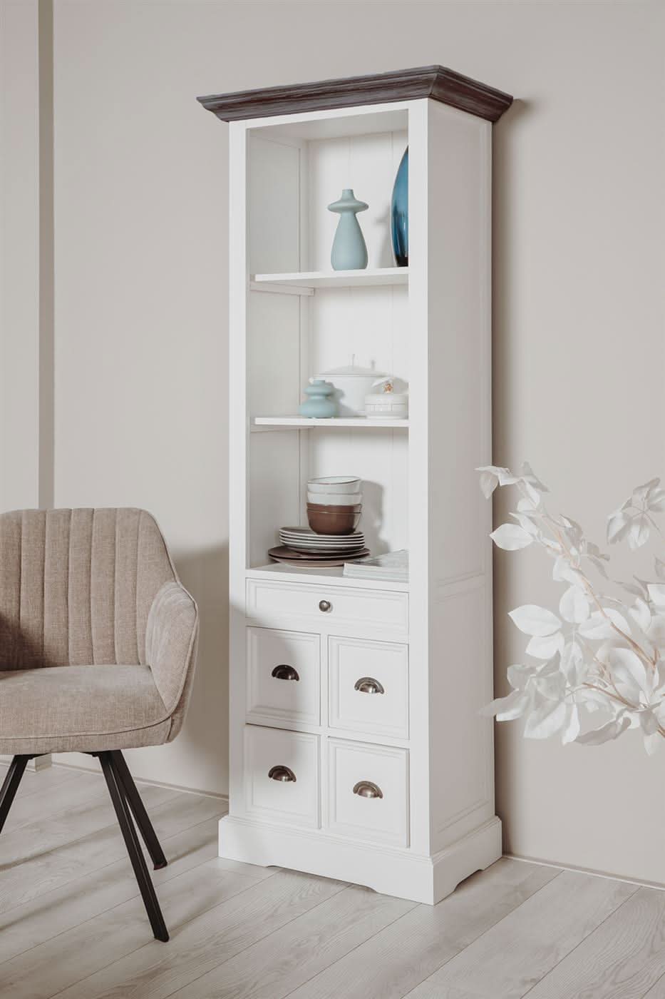Habo Bücherregal Kiefer – Weiß