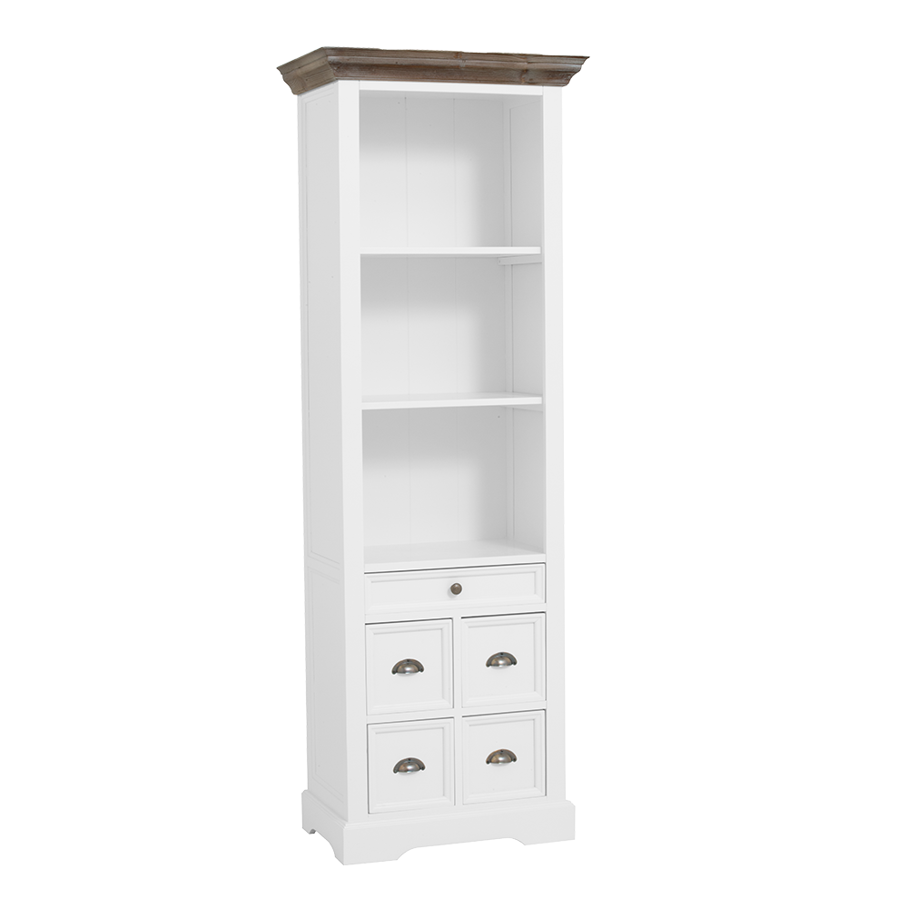 Habo Bücherregal Kiefer – Weiß