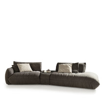 Fluffy Ecksofa Trapez