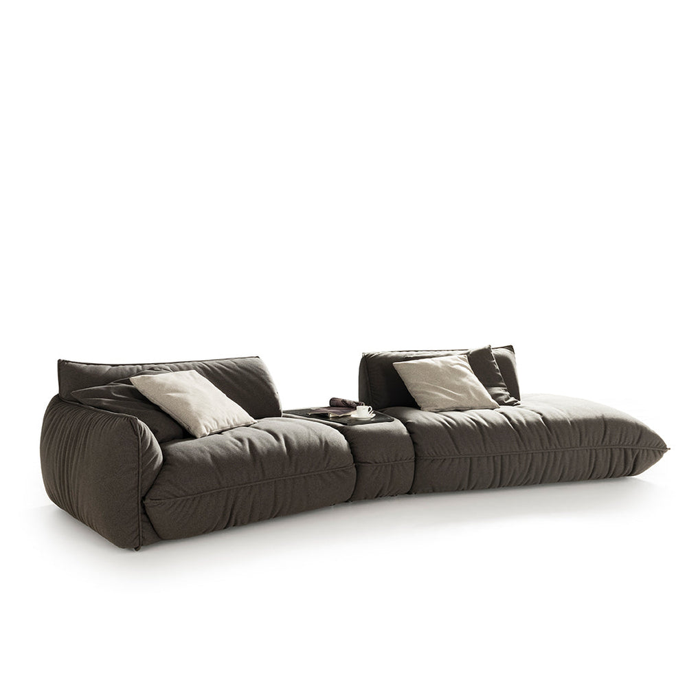 Fluffy Ecksofa Trapez