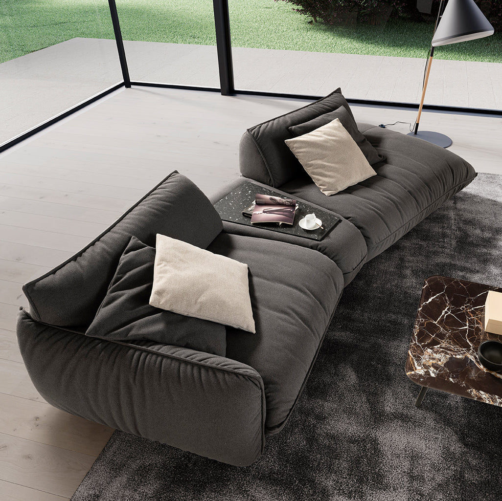 Fluffy Ecksofa Trapez