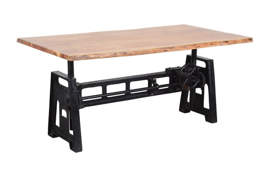 Mango Esstisch mit Kurbelgestell