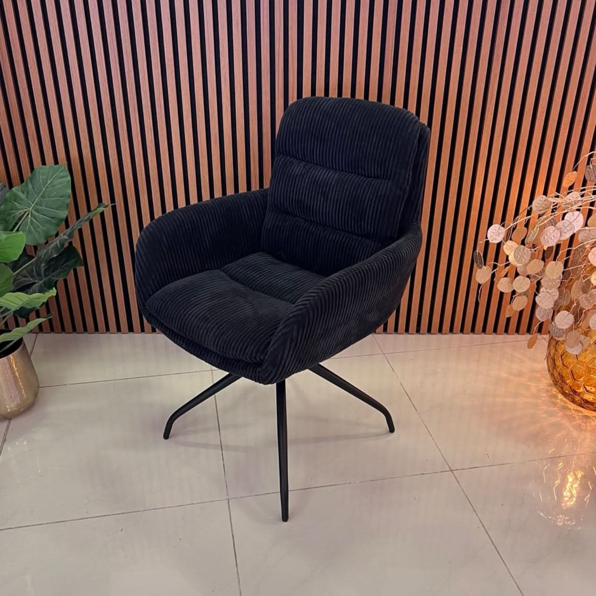 Frank Drehstuhl - Wunschstoff – Anthrazit von Sofa4You
