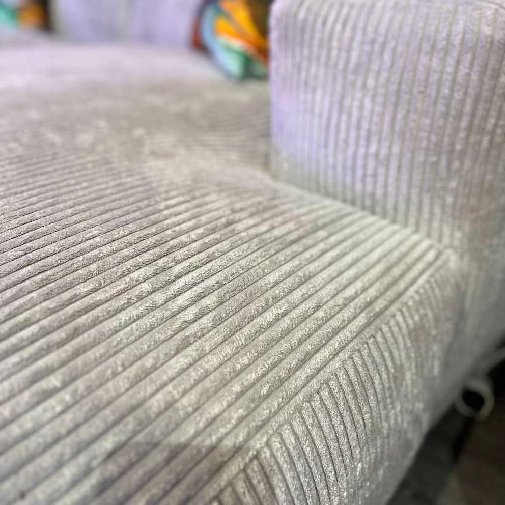 Hudson Megasofa, Breitcord, creme, Wunschmaß