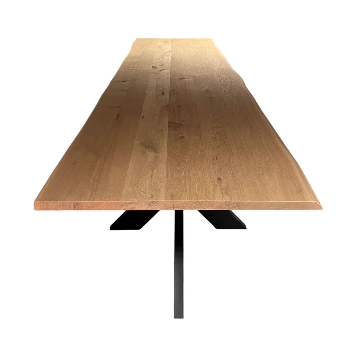 Esstisch Eiche - 4cm - Baumkante - 400x100cm
