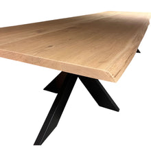 Esstisch Eiche - 4cm - Baumkante - 400x100cm