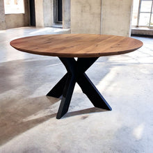 Esstisch Eiche Rund - Schweizer Kante - 140cm