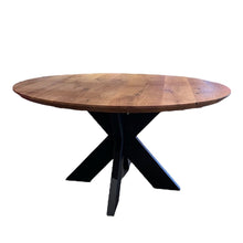 Esstisch Eiche Rund - Schweizer Kante - 140cm