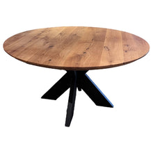 Esstisch Eiche Rund - Schweizer Kante - 140cm