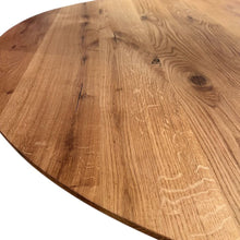 Esstisch Eiche Rund - Schweizer Kante - 140cm