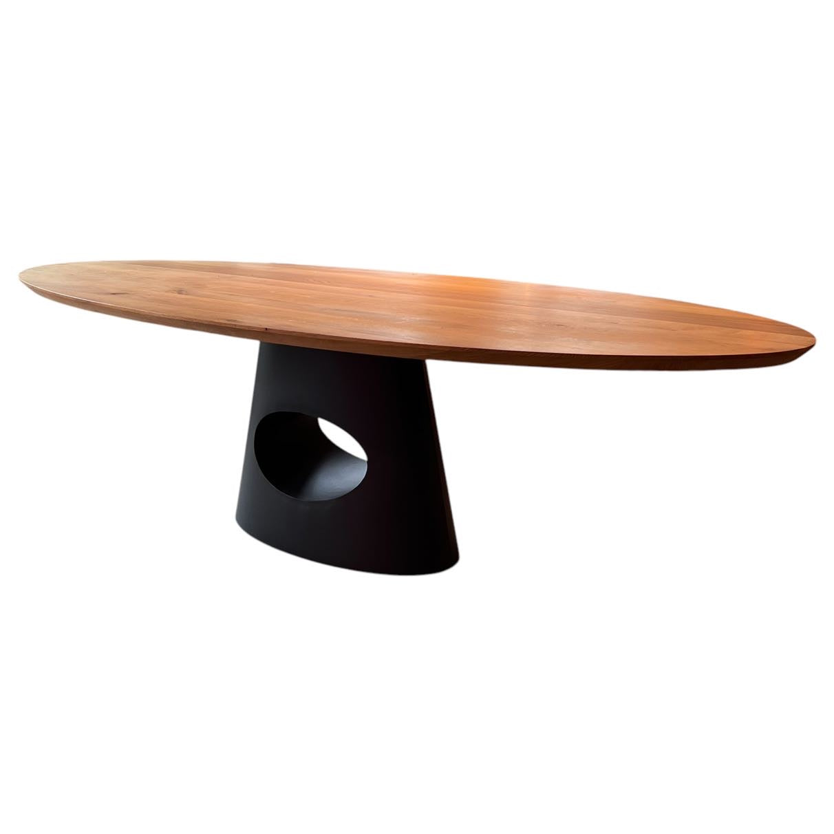 Esstisch Eiche - Oval - Schweizer Kante - 240x120cm