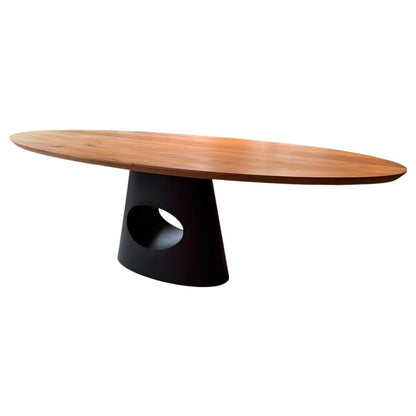 Esstisch Eiche - Oval - Schweizer Kante - 240x120cm