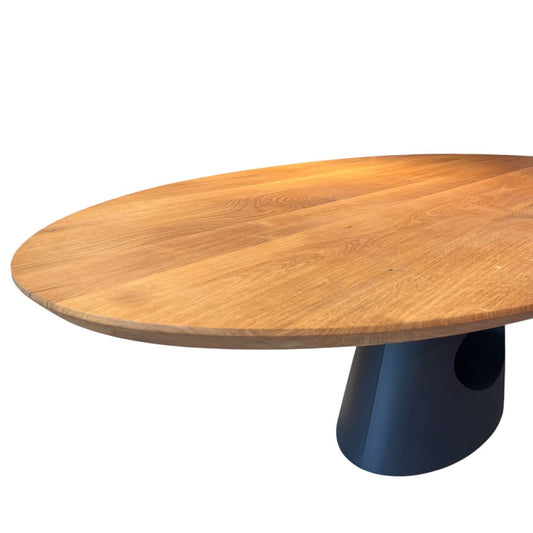 Esstisch Eiche - Oval - Schweizer Kante - 240x120cm