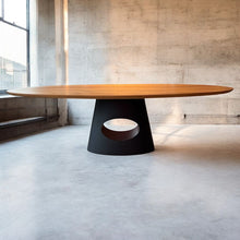 Esstisch Eiche - Oval - Schweizer Kante - 240x120cm