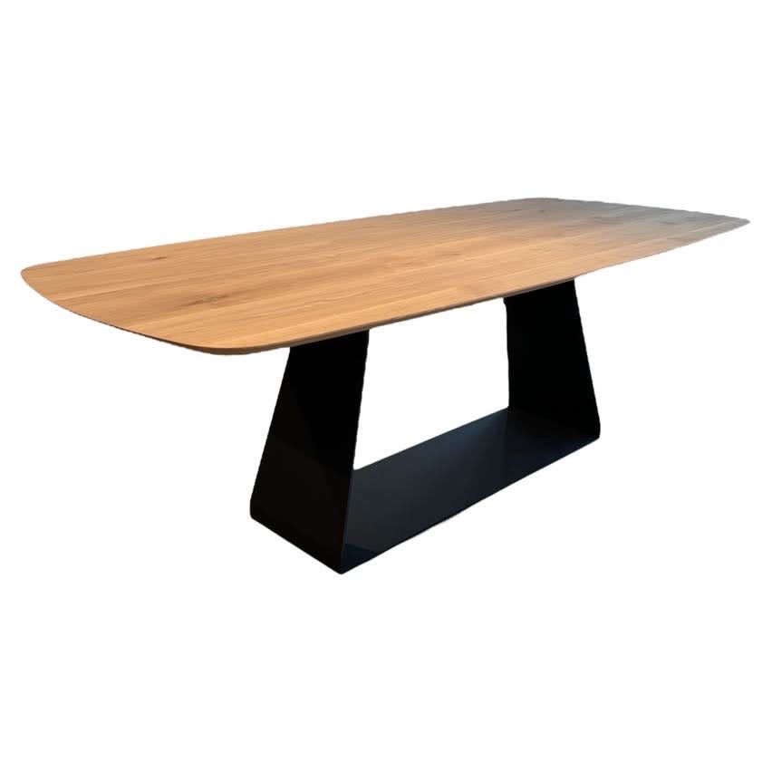 Esstisch Eiche - Dänisch Oval - Schweizer Kante - 220x100cm