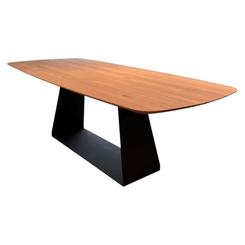 Esstisch Eiche - Dänisch Oval - Schweizer Kante - 220x100cm