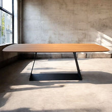 Esstisch Eiche - Dänisch Oval - Schweizer Kante - 220x100cm