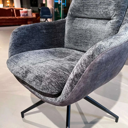 Dave Drehstuhl mit Armlehne - Charcoal Grey