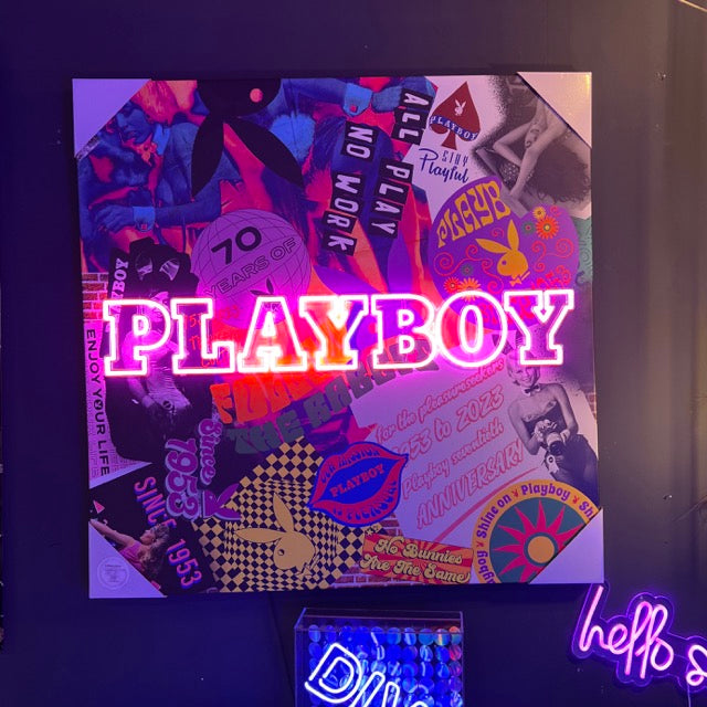 Playboy - Collage Wandkunst