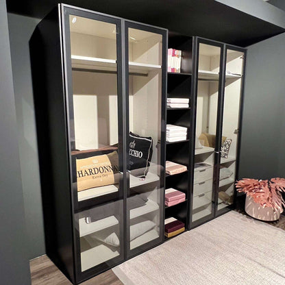Jutzler - Kleiderschrank Drehtüren - 239x57x220cm