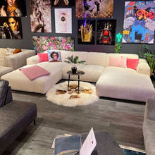 Hudson Wohnlandschaft, Breitcord, creme, Wunschmaß