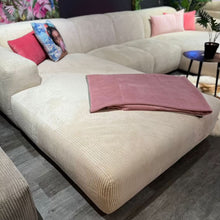 Hudson Wohnlandschaft, Breitcord, creme, Wunschmaß
