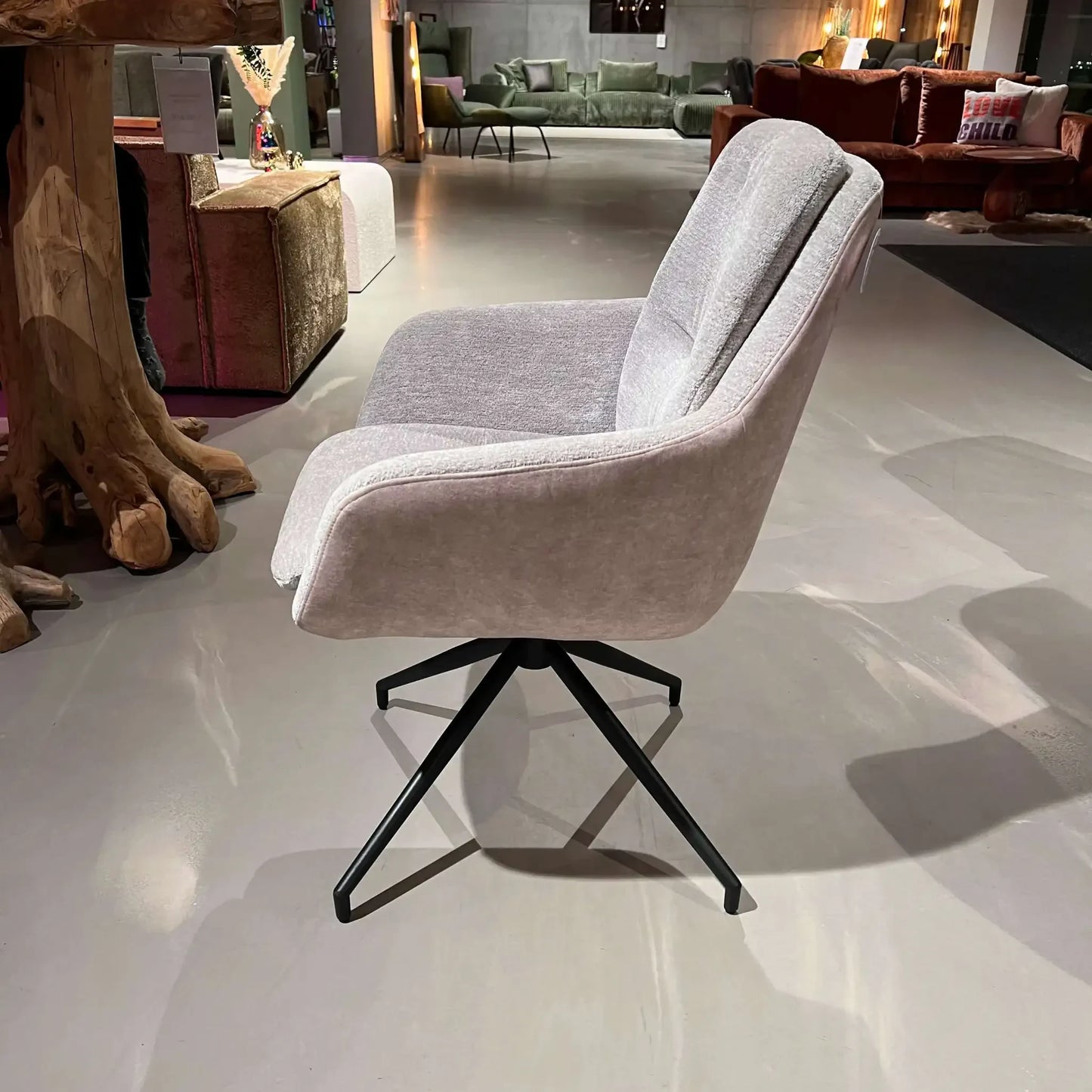 Dave Drehstuhl mit Armlehne - Silver Lining