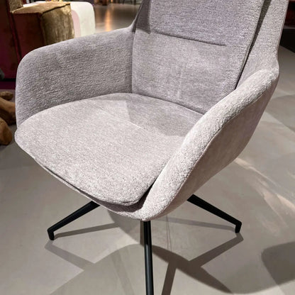 Dave Drehstuhl mit Armlehne - Silver Lining