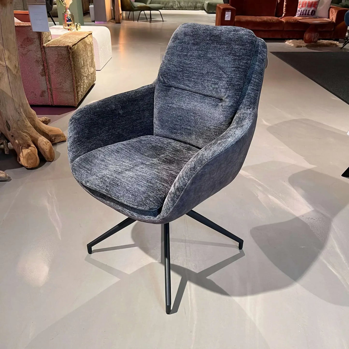 Dave Drehstuhl mit Armlehne - Charcoal Grey