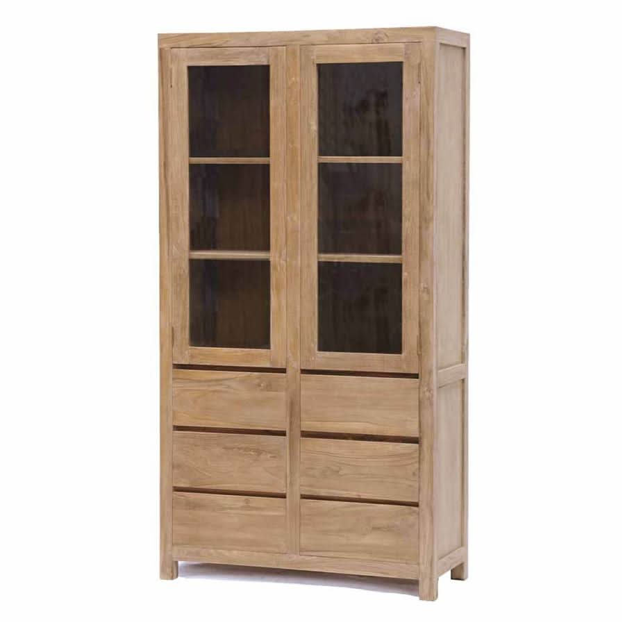 Mora Vitrine Teakholz – Natur