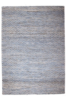 Java Teppich - Ivory & Blue