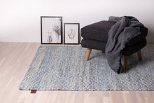 Java Teppich - Ivory & Blue