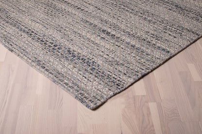 Java Teppich - Grey & Blue