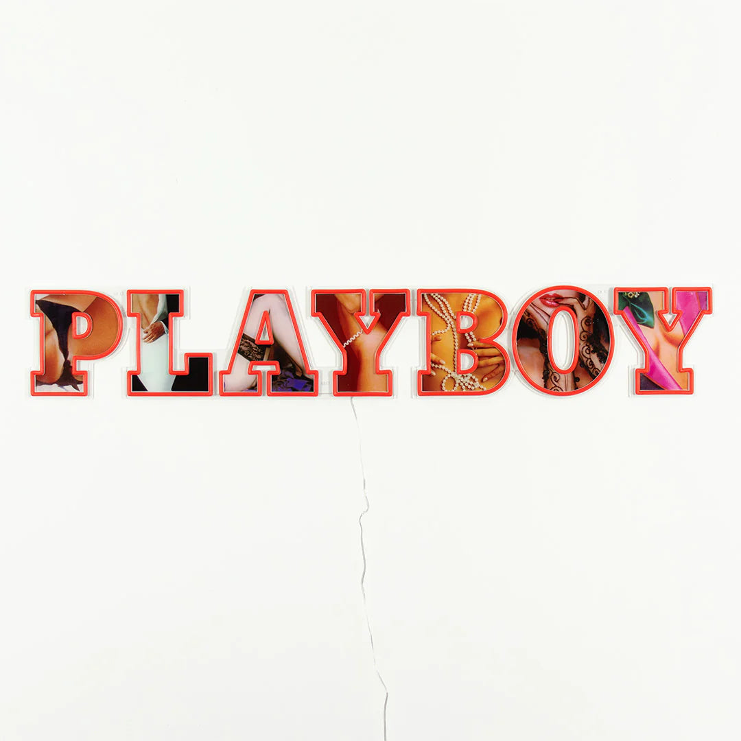 Playboy X Locomocean - Playboy Wordmark Red LED Wall Mountable Neon 115x19,5 cm