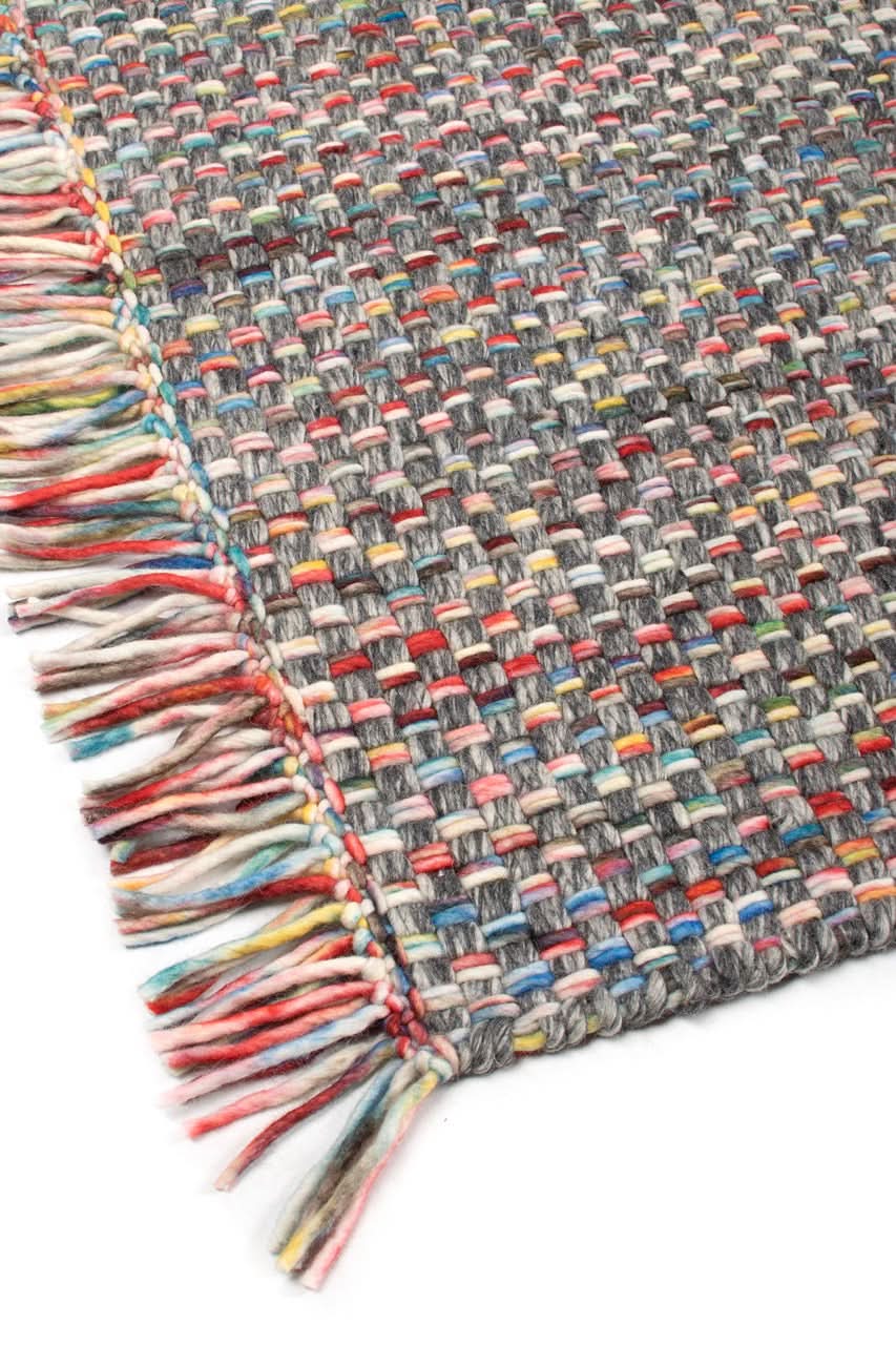 Leeds Teppich - Dark Grey Multi