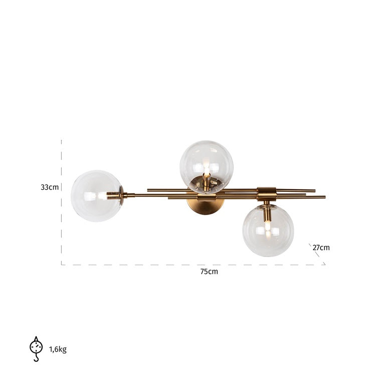 Wandlampe Davine
